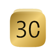 BizCal App-Symbol Gold Transparent