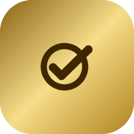 Widget-Kachel Aufgabe in Gold